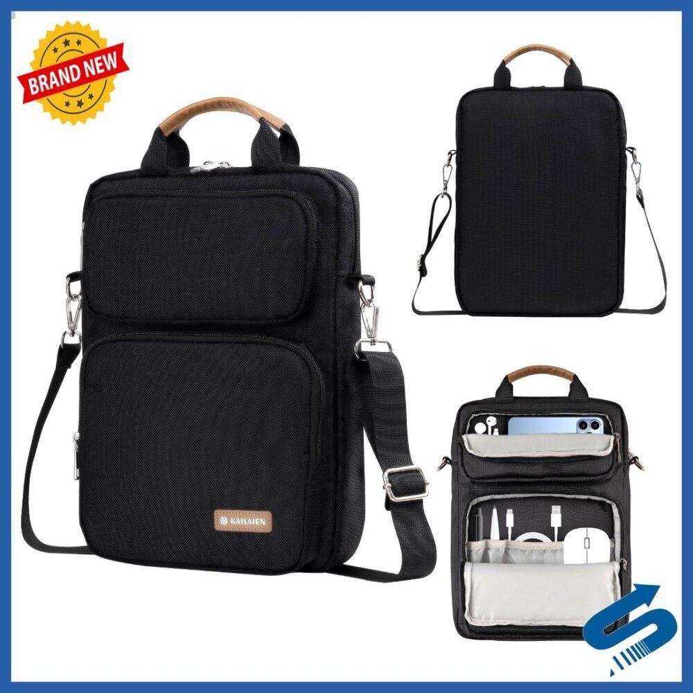 Universal Tablet Sleeve Bag with Removable Shoulder Strap Large Capacity
